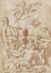 Lamentation over Christ by Francesco Saverio Mergolo